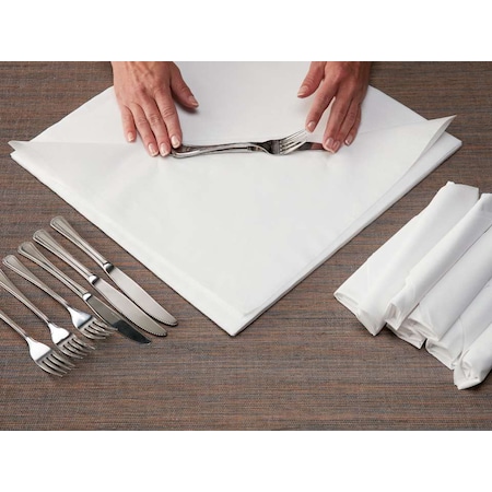 Hoffmaster Liner Basket White No Fold Dinner Napkin 15-1/2x15-1/2, PK1200 200113